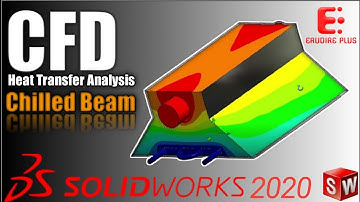 CFD Chilled Beam Heat Exchanger | Chilled Beam Analysis and Optimization - SolidWorks 2022