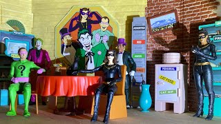 McFarlane 1966 TV Batman Dioramas and Figures Preview Wayne Manor Villains Lair