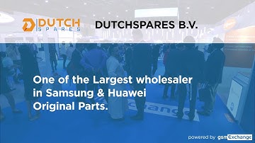 DutchSpares B.V. - Exhibitors @gsmExchangetradeZone @MWC Barcelona 2020