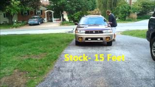 Stock vs Hella Supertone Horns Subaru