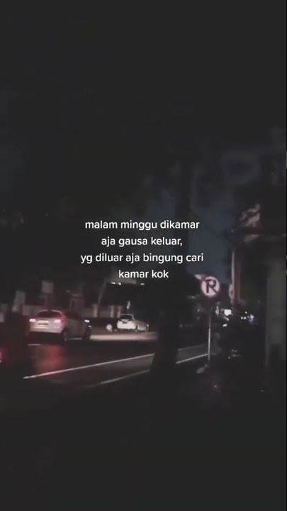 story wa , jalan raya malam hari