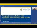 Managing Overactive Bladder: Initial Treatments, New Devices, and When to Refer (For Physicians)
