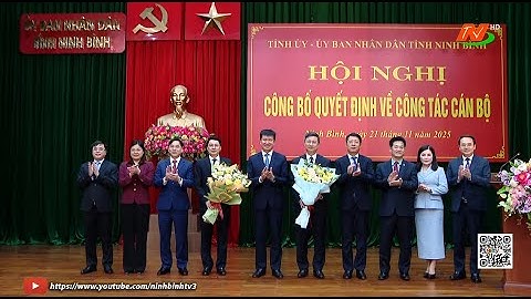 Hội nghị công bố Quyết định về công tác cán bộ