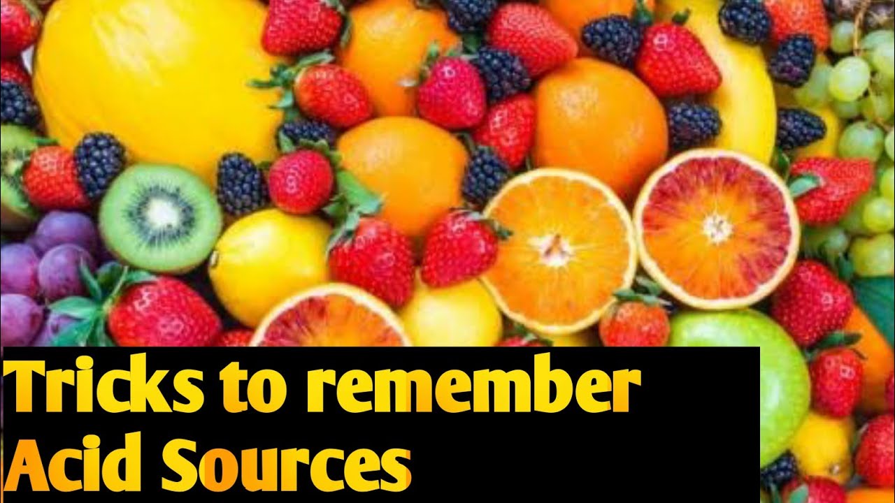 Tricks to remember natural source of acid Organic acidTnpscTamil