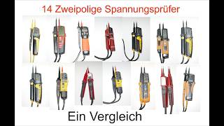 Zweipolige Spannungsprüfer Ein Vergleich
