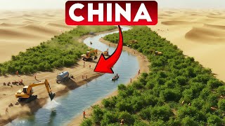 How china is turning  deserts into green forests