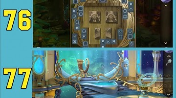 100 Worlds – Level 76, 77 - Escape Room Game - Walkthrough and Solution