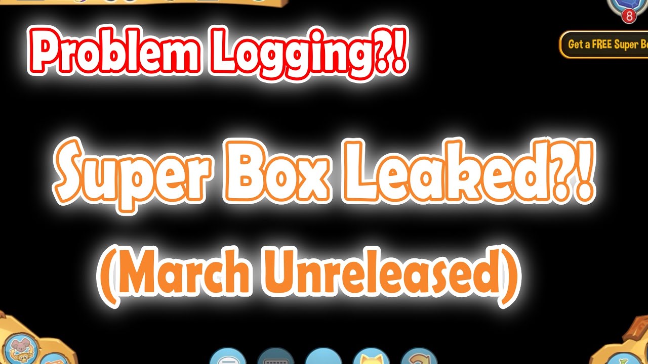 There was a problem logging into the game?! + Animal Jam Unreleased Super Box LEAKED?! | AJPW