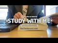 1 HOUR 30 MIN / STUDY with ME at the LIBRARY 🩺📗 / Real background noise