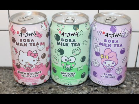 A-SHA Boba Milk Tea: Brown Sugar, Matcha & Taro Review