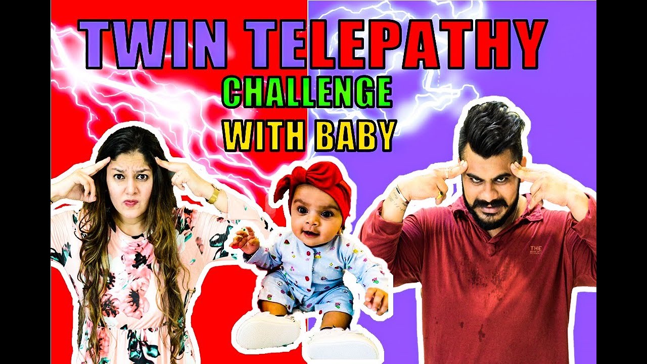 TWIN TELEPATHY CHALLENGE WITH BABY IRAA | Challenge | Iraa And Neha