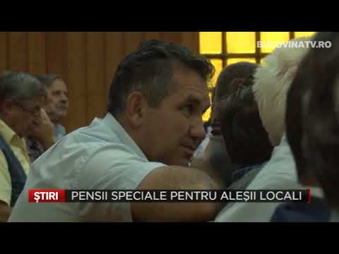 Pensii Speciale Pentru Alesii Locali Bucovina Tv