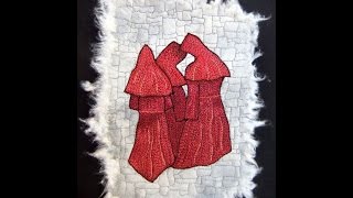 Thread Sketching in Action No 23 - Medieval Robed Figures