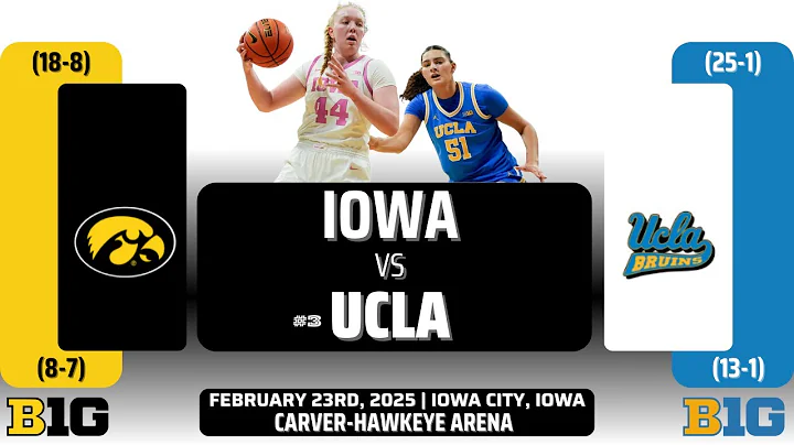 Iowa vs No. 3 UCLA | Big Ten | 2.23.25