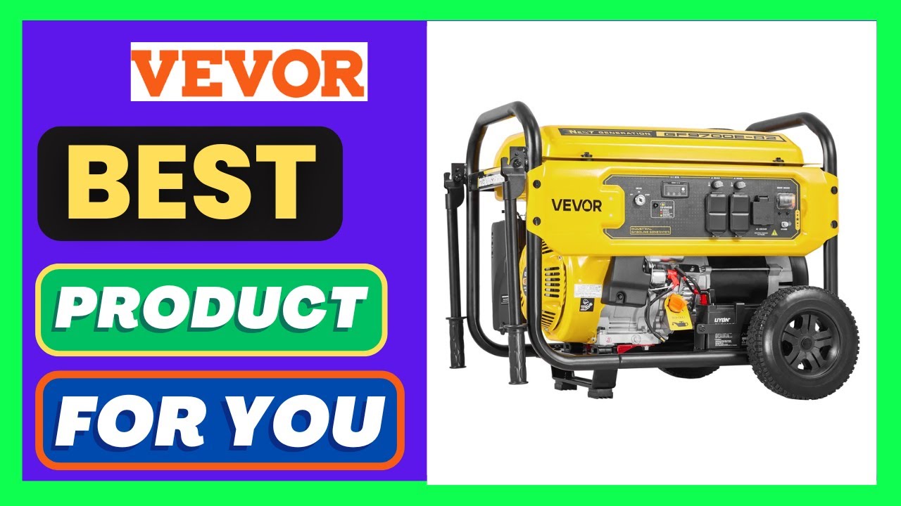 VEVOR Portable Generator, 9625W Peak Watt Home