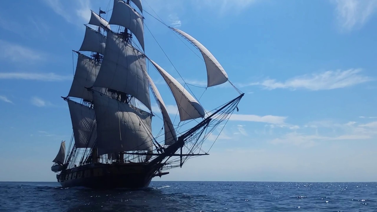 US Brig Niagara Under Full Sail YouTube