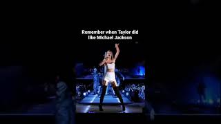 Remember when Taylor  did like Michael Jackson 😍😍 #taylorswift #shorts