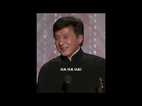 خطاب مؤثر لجاكى شان بعد حصوله على الاوسكار Touching Speech To Jackie Chan After Winning The Oscar 