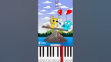 Simon vs Aqua — Can They Handle Each Other?! 💥 #funny #sprunki (@PADLOTOON) - Octave Piano Tutorial