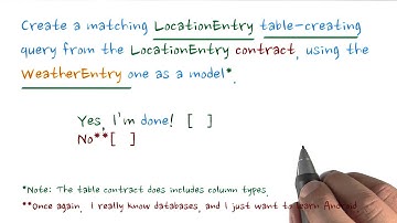 LocationEntry - Developing Android Apps