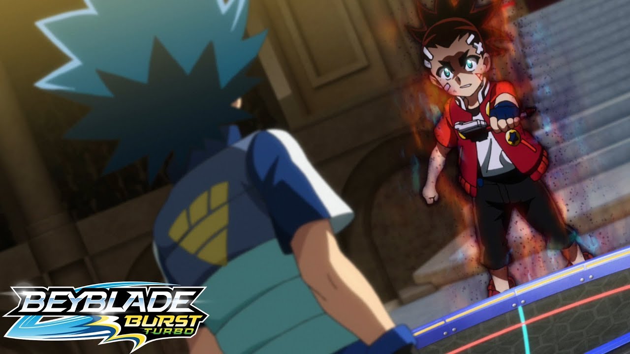 BEYBLADE BURST TURBO Episode 28  Valt vs Aiger