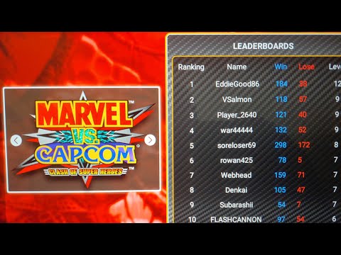 Marvel vs Capcom (Arcade 1Up) VS #5 on the Leaderboard, online play from Footie Laughs