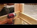 Creative Woodworking With Dried Stumps | Build An Incredibly Strong And Easy Bed With Simple Joints