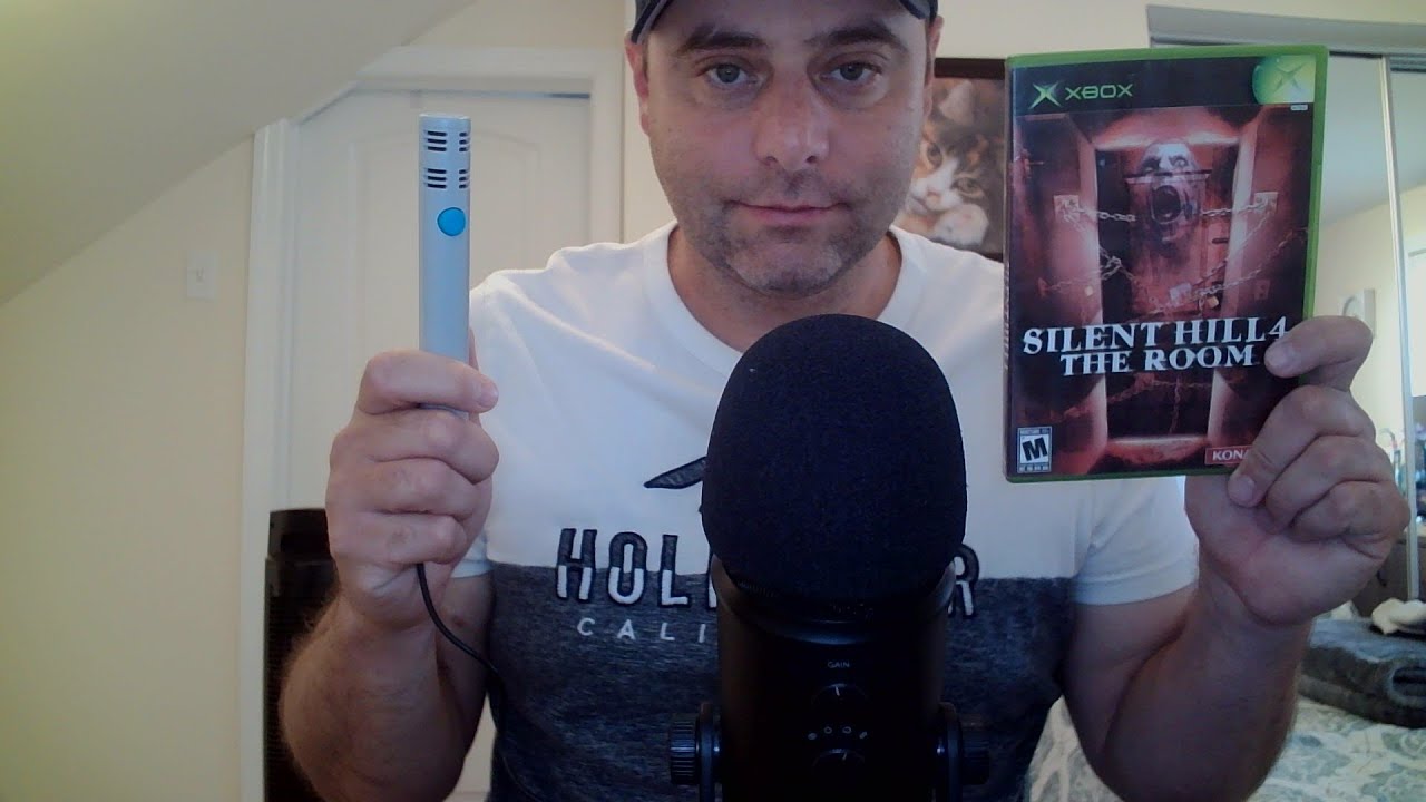 ASMR Request Gum Chewing Silent Hill 4: The Room Ramble and Gamecube Mic Button Pressing