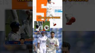Kuldeep yadav का fifer 🤔  #fifer #indvswi #testcricket #kuldeepyadav