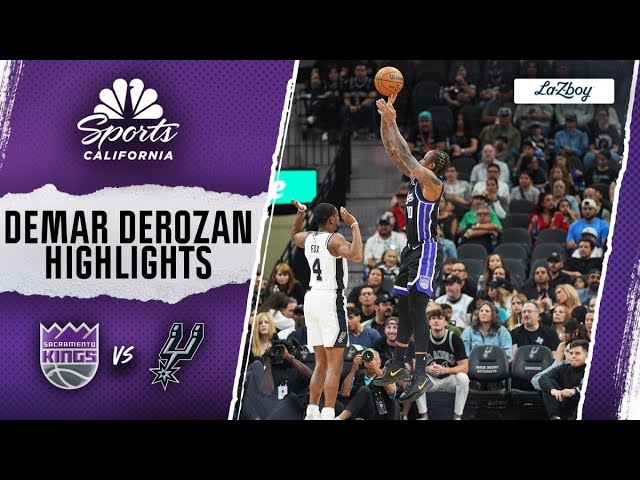 DeMar DeRozan highlights: Watch Kings forward score 27 points in