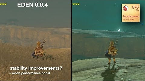 Zelda Breath of the Wild | EDEN 0.0.4 Test + Mods | Snapdragon 870 