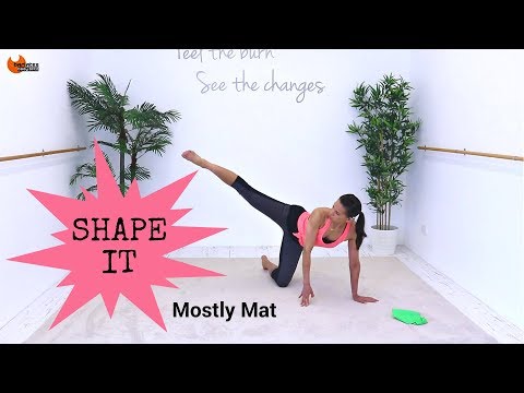 Total Body Workout Pilates Fusion Workout - Barlates Body Blitz Shape It Mostly Mat