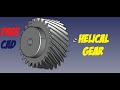 Freecad How to do Helical Gear Come fare Ingranaggio elicoidale