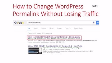 How To Change WordPress Permalinks without breaking links Part-1