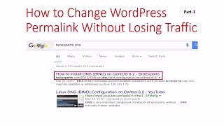 How To Change WordPress Permalinks without breaking links Part-1