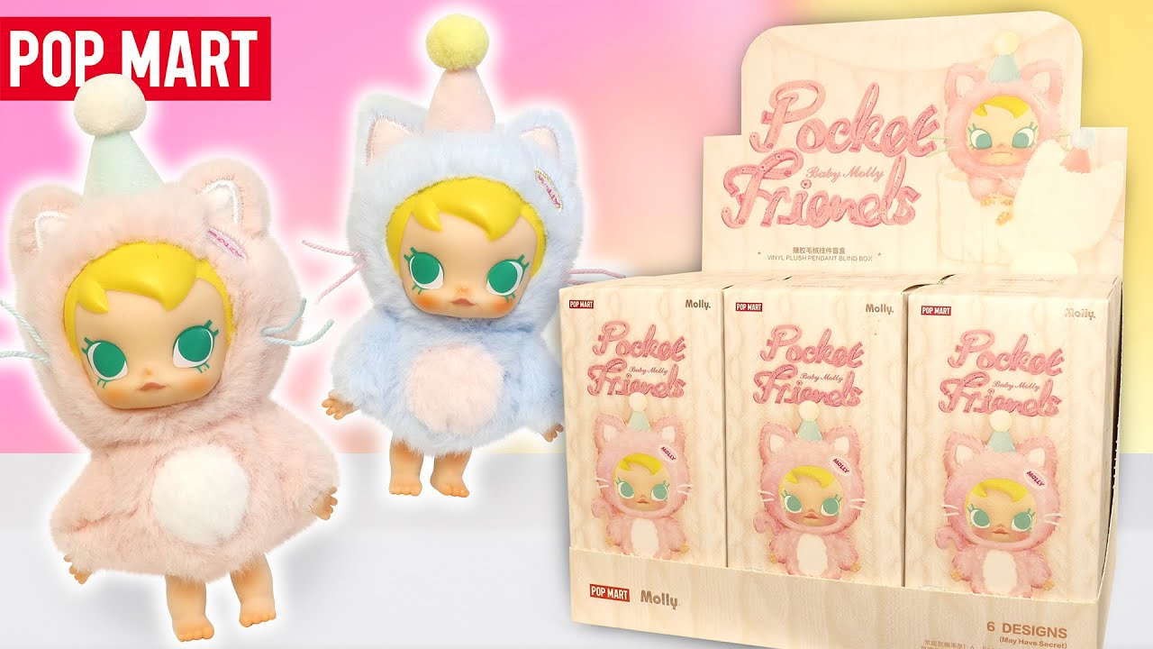 クリアファイル POP MART Pocket Friends Baby Molly POP MART Baby Molly Pocket Friends Blind Box FULL SET