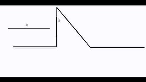 Electron tunneling through a barrier