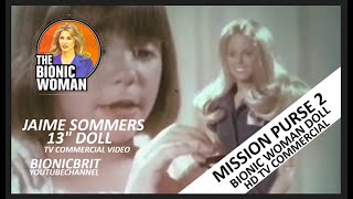 HD REMASTERED THE BIONIC WOMAN FIGURE USA TV COMMERCIAL /ADVERT LINDSAY WAGNER DOLL