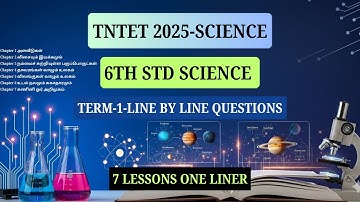 🚀 6th Std Science Important Questions for TNTET 2025 | TNTET Paper 2 Science Preparation🚀