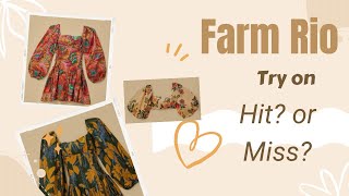 Farm Rio Try On