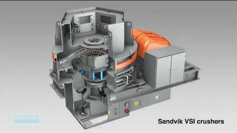 Máy vo đá / nghiền cát VSI Sandvik -Thụy Điển