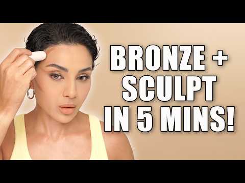 Bronze + Sculpt in Less Than 5 Minutes! | Nina Ubhi