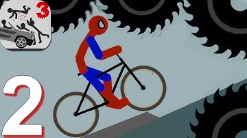 Stickman Destruction 3 Heroes - Gameplay Walkthrough Part 2 Spiderman vs Stickman