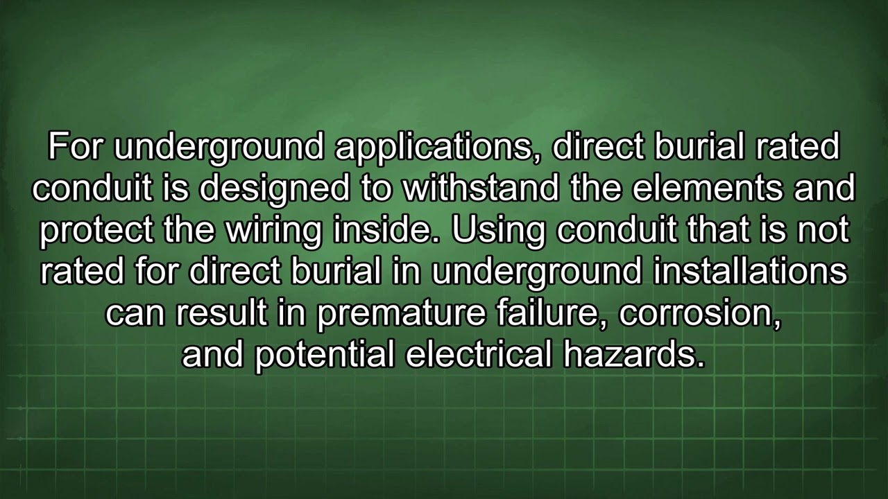 Underground Conduit and Cable NEC Requirements Explained