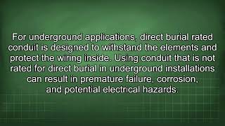 Underground Conduit and Cable NEC Requirements Explained