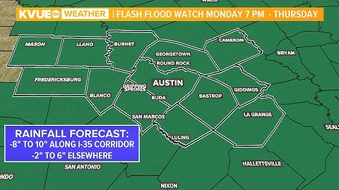 RADAR: Flash Flood Watch in effect in Central Texas until Thursday | KVUE