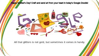 Mothers Day Happy Mothers Day Craft And Send Art From Your Heart In Todays Google Doodle