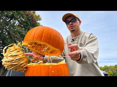 I tried to explode a pumpkin and then drink it