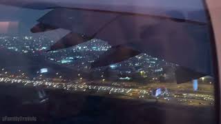 Emirates Airbus A380-800 Night Landing Plane at Dubai International Airport | Summer Travel 2023
