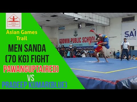 Men's 70kg Pawan Gupta(Red) vs Pradeep Kumar(BLUE) ll Asian Games Trials ll TSM